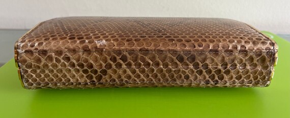 Vintage Exotic Snakeskin (Likely Python) Custom M… - image 6