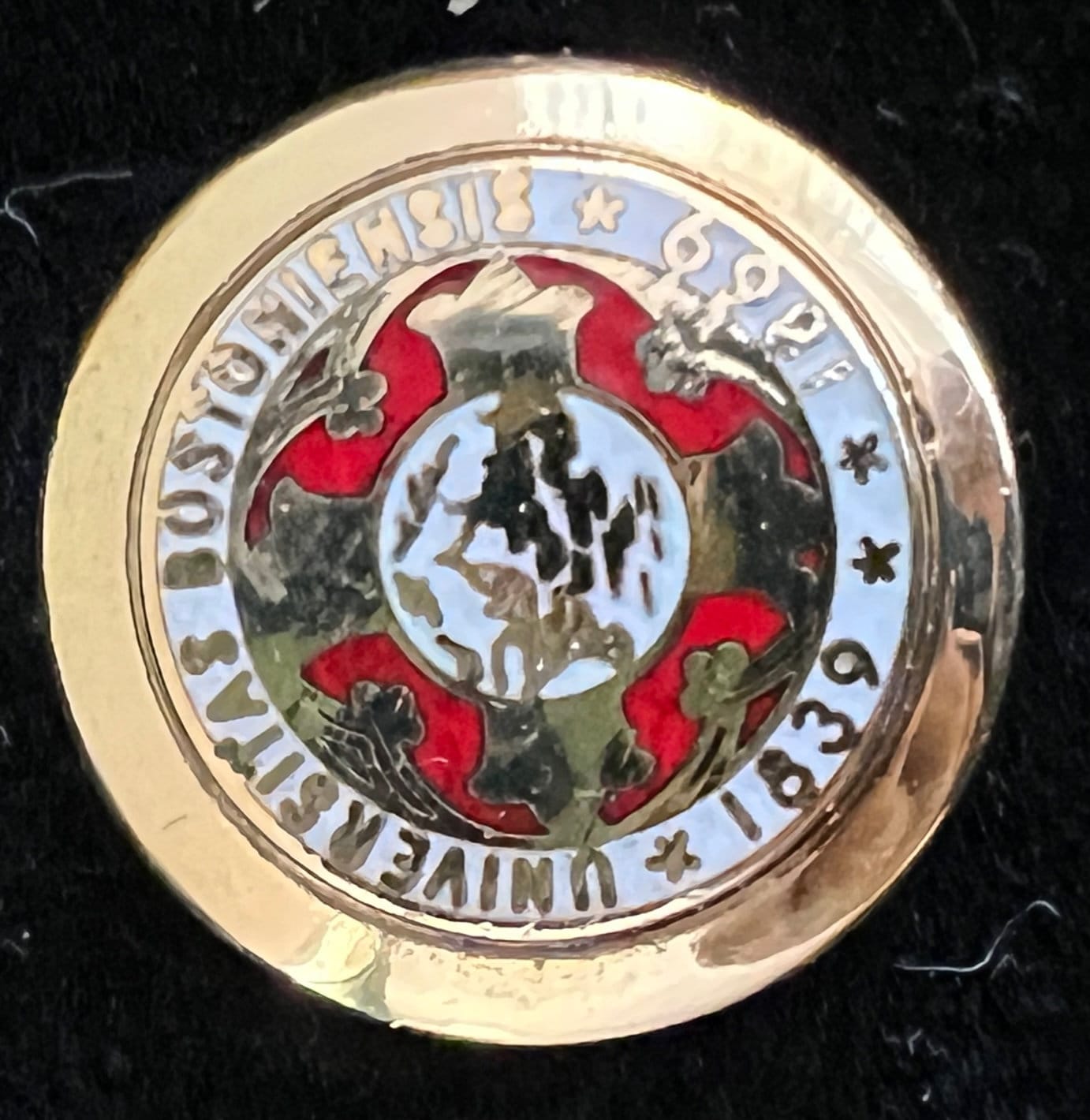 Vintage Boston University Blazer Button Set, 18K Gold Plate, 1976 ...