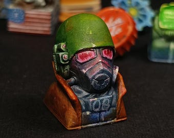 NCR Ranger New Vegas Fallout, capuchon de touche artisanal peint à la main \ pour claviers mécaniques avec commutateurs Cherry MX