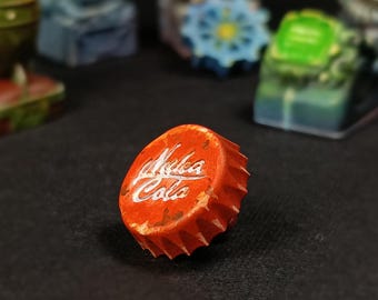 Bouchon de bouteille Nuka Cola Fallout, peints à la main Artisan Keycaps \ pour claviers mécaniques avec commutateurs Cherry MX