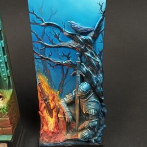 Elite Knight Hand-painted Dark Souls  Diorama Figurine