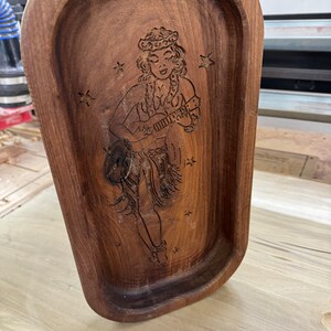 Catch all tray -  Wood Valet