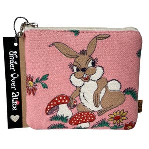 Bolsa de Tecido de Casca de Algodão Kitsch Psicodélico Cogumelos Margarida Design de Flor Ecológico Retro Acessório de Viagem Designer Vegano Tecido de Camurça Doe