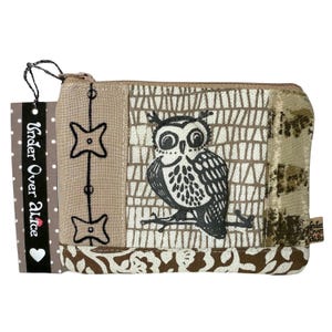 Coin Pouch Patchwork Cute Zipper Wallet Silk Screen Prints Plushie Storage Lattice Linear Starburst Nouveau Florals Boho Travel Accessories
