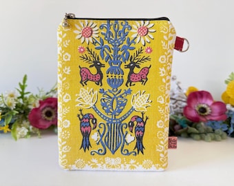 Ornate Renaissance iPhone Eyeglasses Holder Protective Sleeve Handmade Upcycled, Electronics Gadgets Eyewear Sunglasses Bag