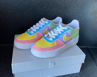 Bloque de color pastel personalizado Air Force 1