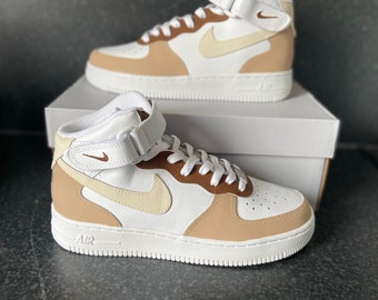 Mocha Custom Air Force 1 Mids