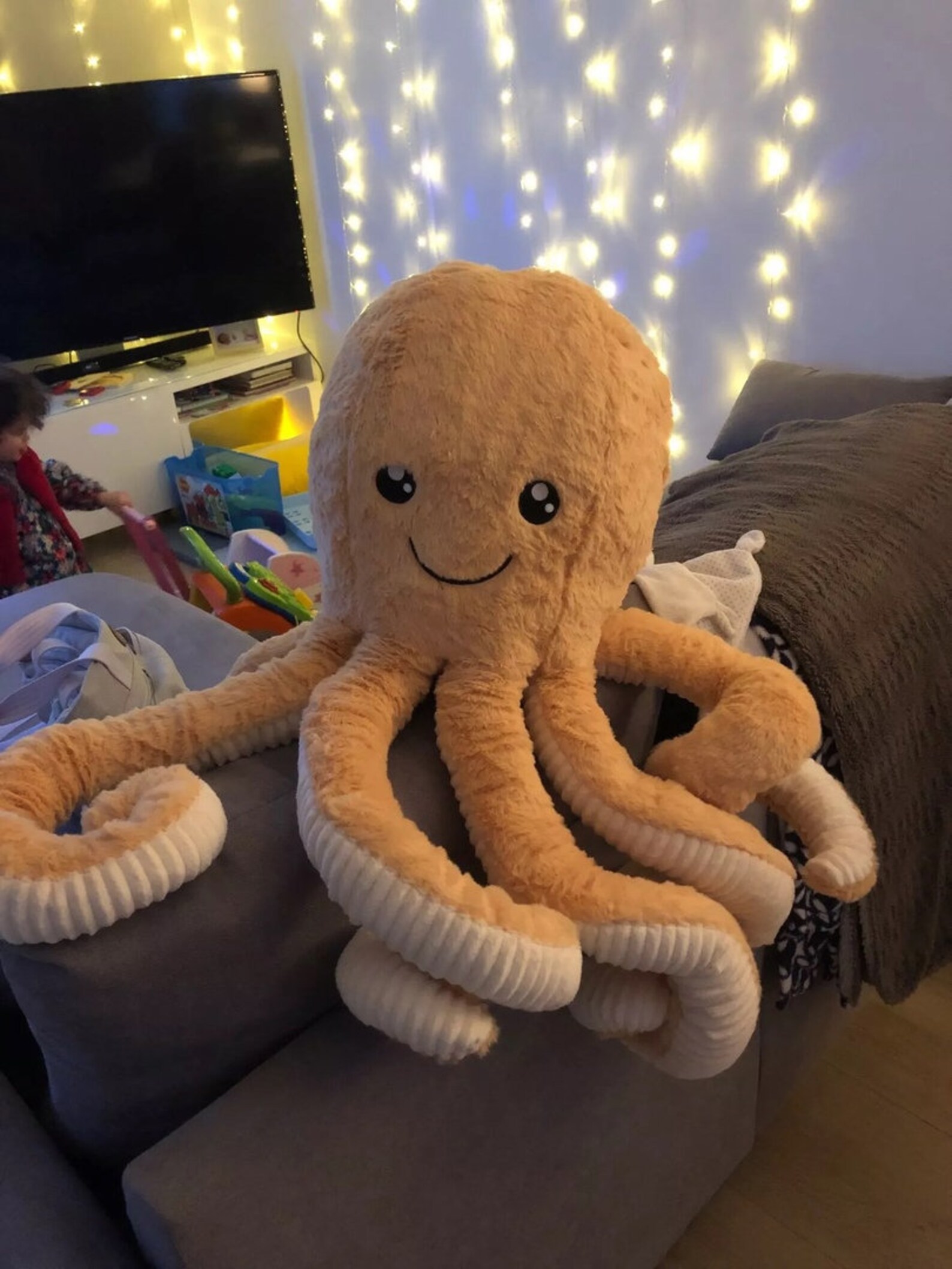 Big 80 cm Octopus Plush Soft Toy Cute Octopus Plush Toy | Etsy