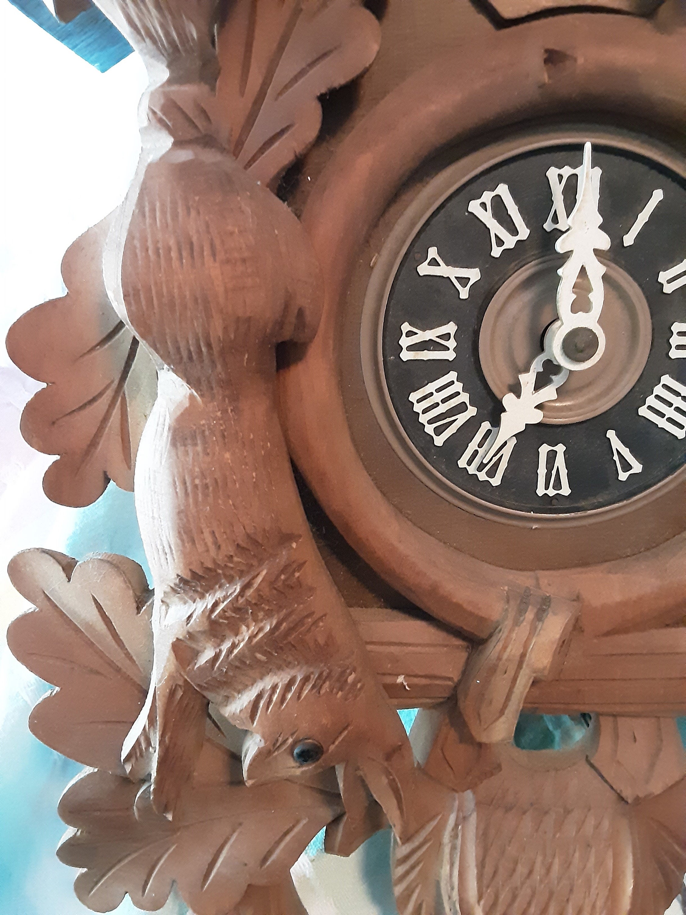 Vintage/Antique Deer Head Cuckoo Clock Germany Clock Rabbit Etsy