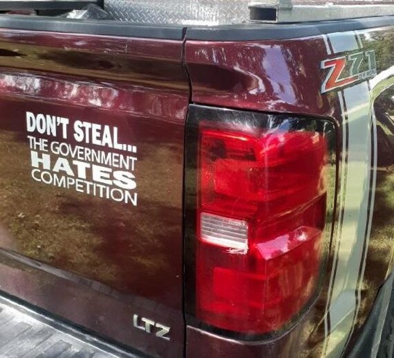 Vinyl Lettering Truck Car Window Don't Steal the Etsy