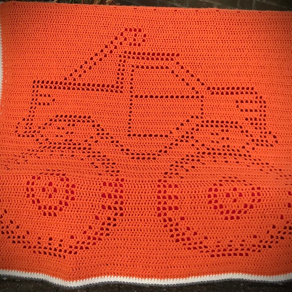 Monster Truck Filet Blanket