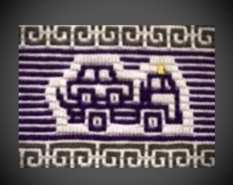 Bloque de crochet de mosaico superpuesto de Little Recovery Truck