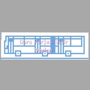 Little Bendy Bus overlay mosaic crochet block