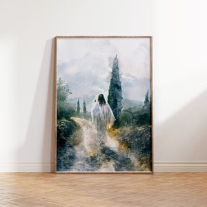 Digital Download Jesus Image | Inspirational Christian Art | Printable Religious Decor