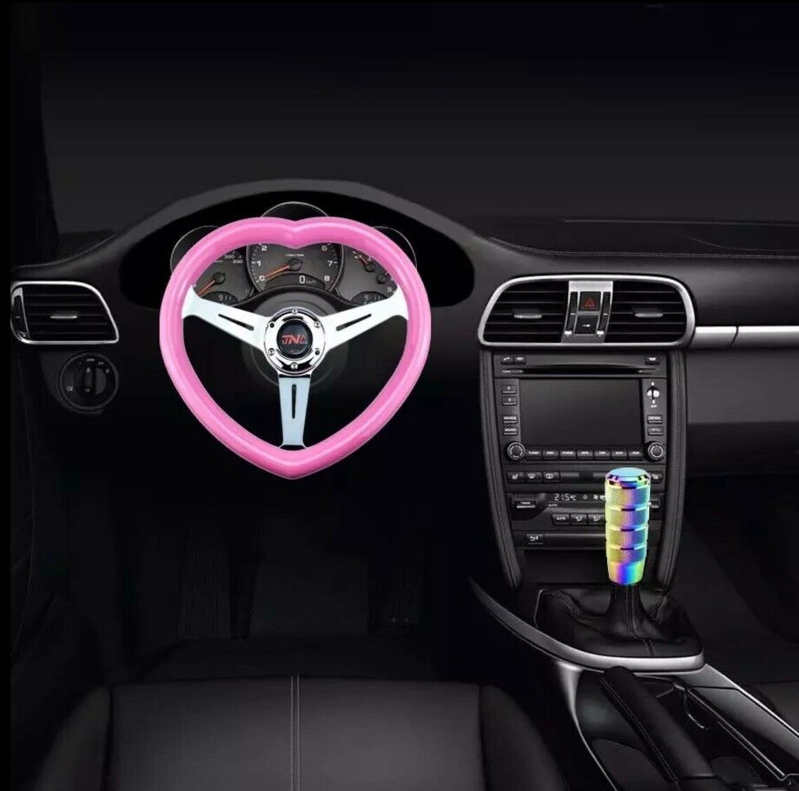 Japanese Heart Shaped Racing Steering Wheel Universal Car ABS | Etsy