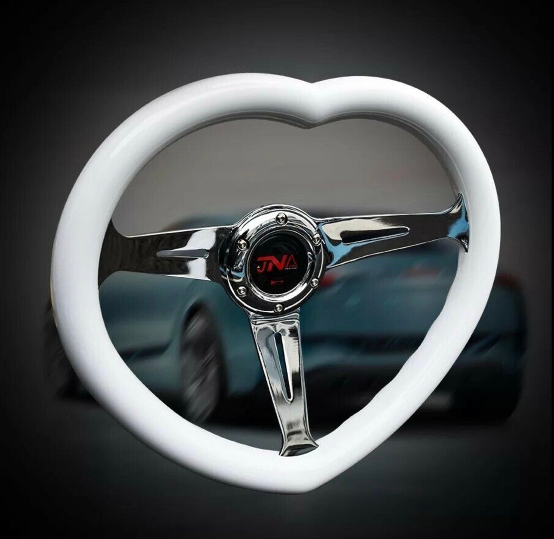 Japanese Heart Shaped Racing Steering Wheel Universal Car ABS Etsy