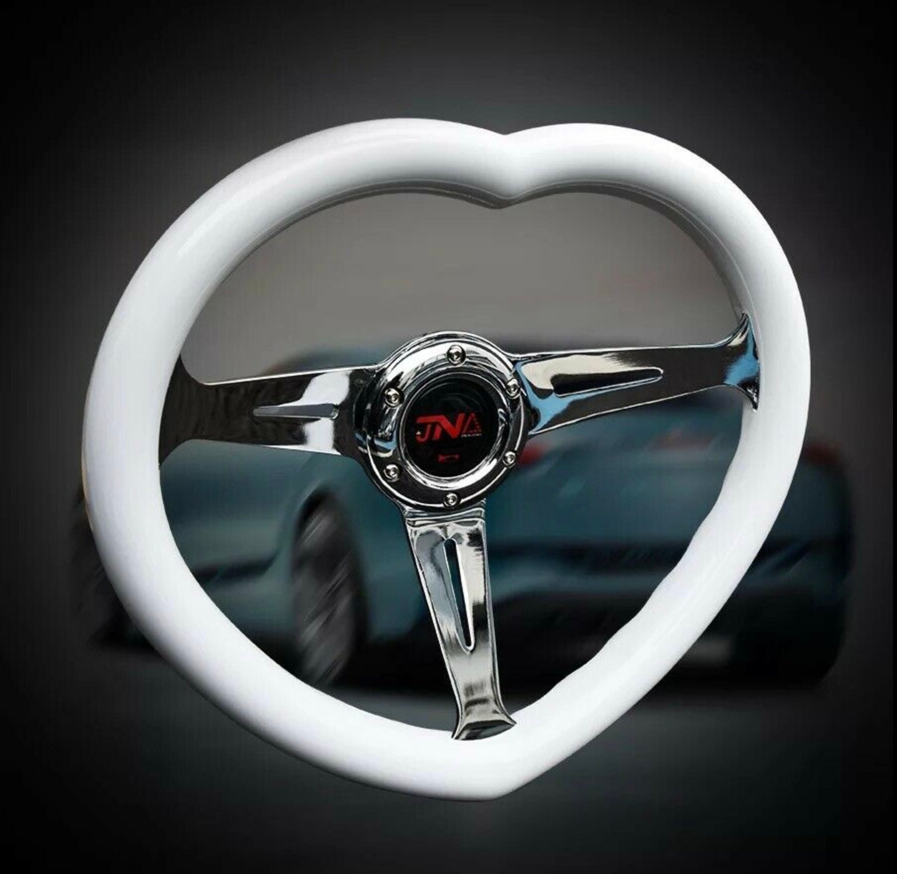 Japanese Heart Shaped Racing Steering Wheel Universal Car ABS - Etsy UK
