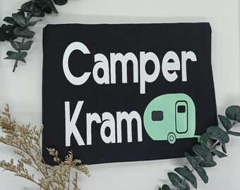Caravan carrier bag, campervan, fabric bag, pouch, campervan carrier bag, camping bag, jute bag, holiday bag