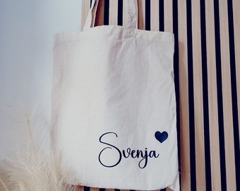 personalisierte Tragetasche, JGA Stoffbeutel, Stofftasche Name, JGA Junggesellinnenabschied