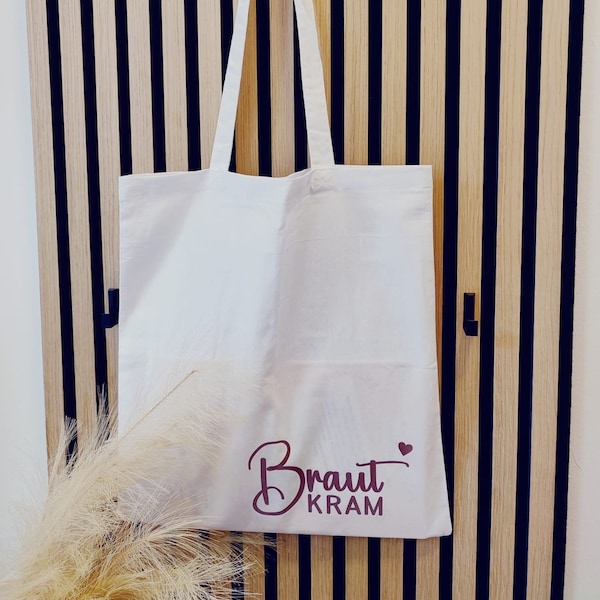 Tragetasche Braut, Jutetasche Braut, Geschenk Braut, Tasche Hochzeit, Junggesellinnenabschied