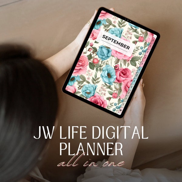 JW life digital planner new service year, JW ministry planner/tracker 2023-2024, All in one pioneer planner, JW planner for Goodnotes Ipad