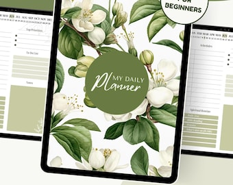 JW Digital Daily Planner for Beginners, Minimalist Undated Organizer for Jehovah's Witnesses, JW Productivity, Daily Calendar, JW Scheduler