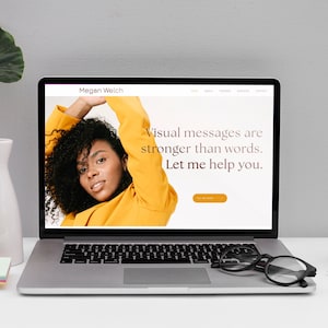 Wix website template, Blogger website template, Aesthetic Website Design, Social Media Manager Website, Landing Page Website Template 1