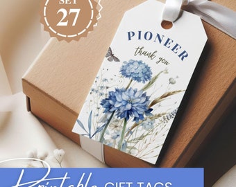 Pioneer School Printable Gift Tags & Card, "Thank You" Card for Pioneer, JW gifts ideas, Best Life Ever, Digital Download Stationery