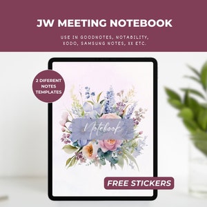 JW vergader- en studienotitieboek, Samsung-notities, vergaderingen, conventie, medebezoek, pdf iPad met hyperlink, jw briefpapier, jw cadeaus voor zussen