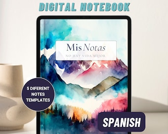 JW Spanish Meeting Assembly Notebook for GoodNotes, Digital Notebook, Notability, jw español, JW Stationery, Digital Download, JW convention