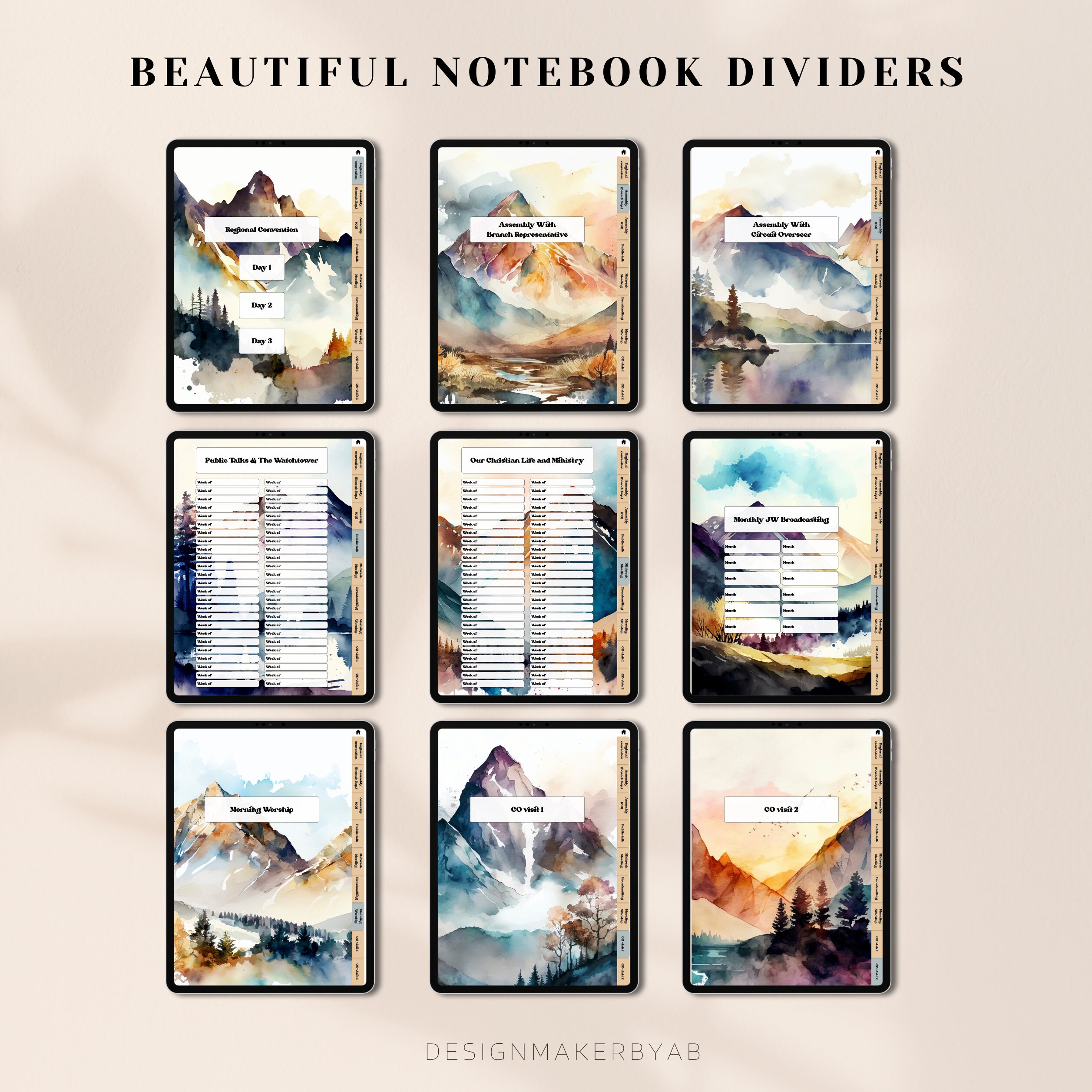 JW Meeting and Study Notebook, Samsung Notes, Meetings, Convention, Co ...