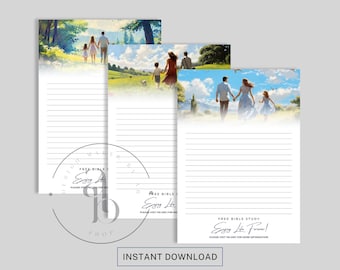 September 2026 Special Campaign Enjoy Life Forever, JW Letter Writing Paper, Bible Study Invitation, JW Printable, Ministry Letterheads