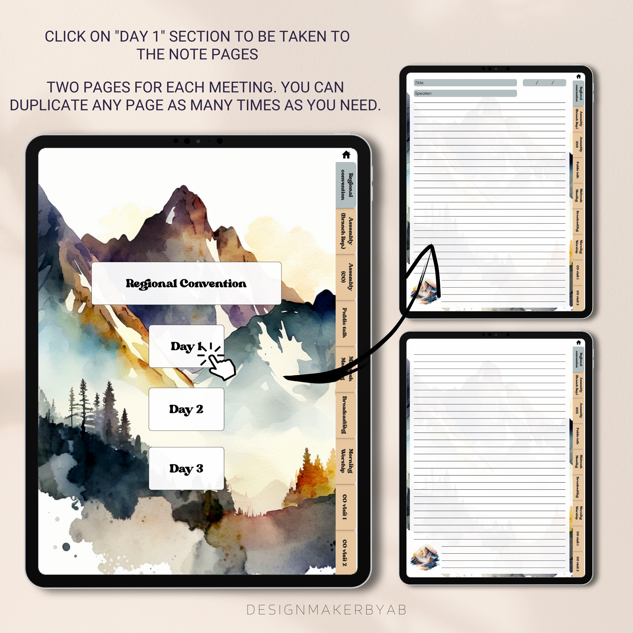 JW Meeting and Study Notebook, Samsung Notes, Meetings, Convention, Co ...
