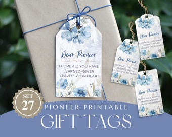 Pioneer School Printable Gift Tags & Card, "Thank You" Card for Pioneer, JW gifts ideas, Best Life Ever, Digital Download Stationery Gifts