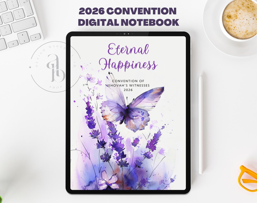 Eternal Happiness Notebook, 2026 JW Convention Digital/printable ...