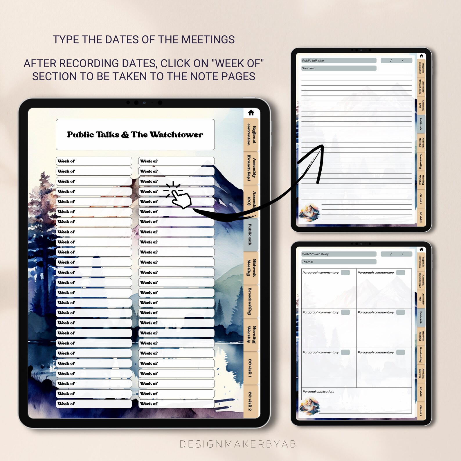 JW Meeting and Study Notebook, Samsung Notes, Meetings, Convention, Co ...