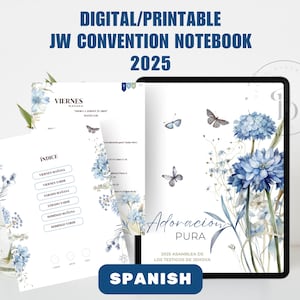 Adoración Pura 2025 adoracion cuaderno español, JW Convention Digital/Printable, Regional Assembly JW Gifts, Good Notes, Notability, Samsung