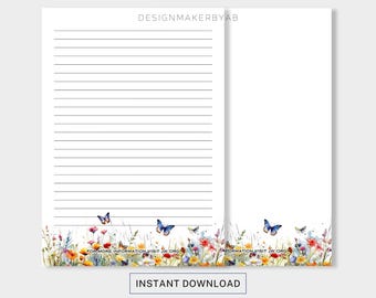 JW Printable Letter Writing Stationery, Bible Study Invitation, A4&US Letter, JW Digital Download, Ministry Letterheads, Enjoy Life Forever