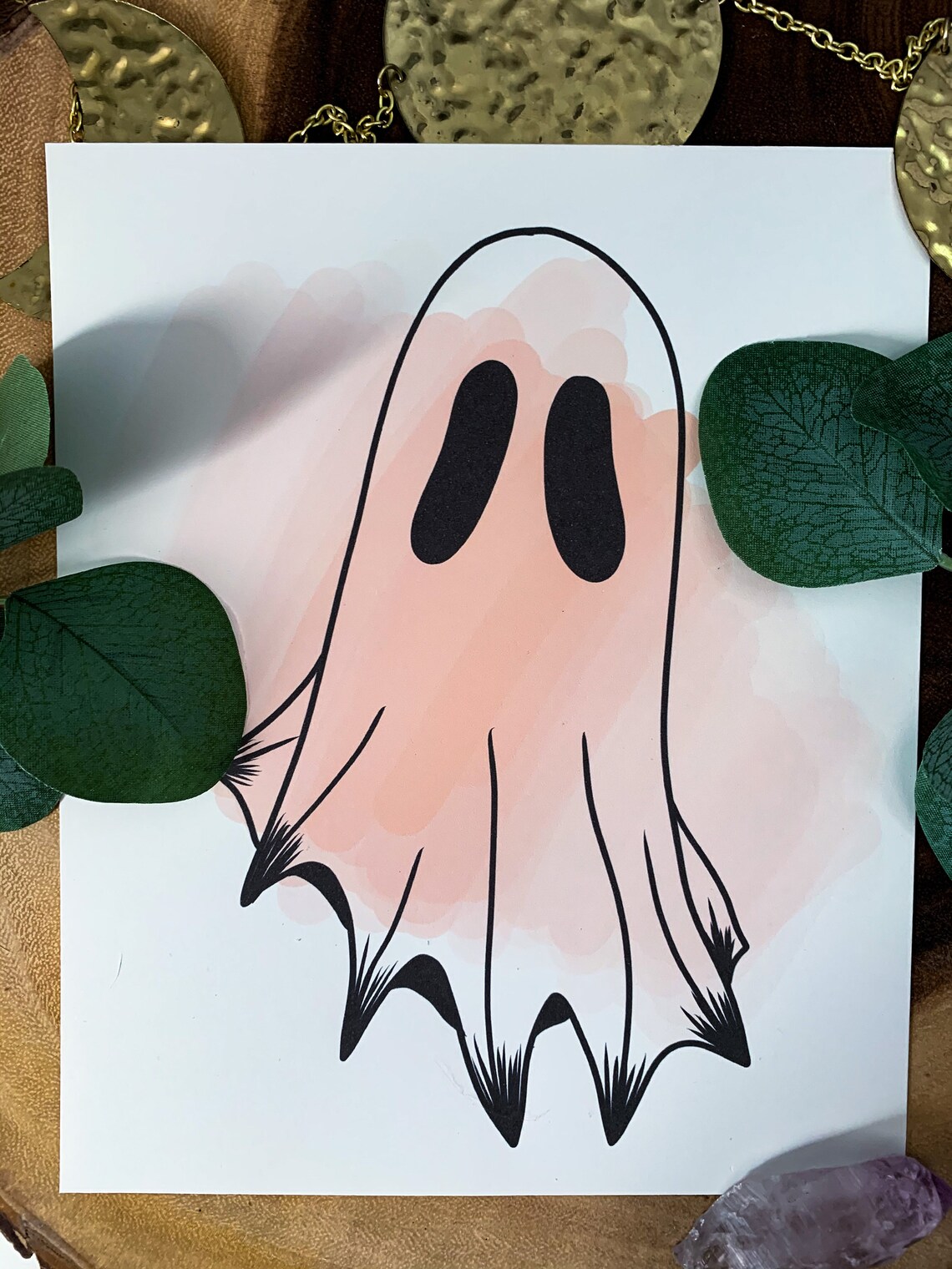 Ghost Print Traditional Style Print Traditional Ghost | Etsy