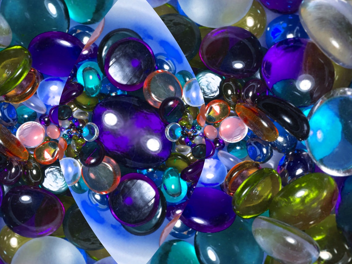 Glass Pebbles Etsy