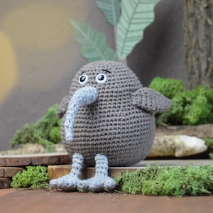 crochet pattern, crochet pattern, amigurumi pattern, pdf pattern for kiki the kiwi, new zealand bird, crochet animal, crochet pattern, easy