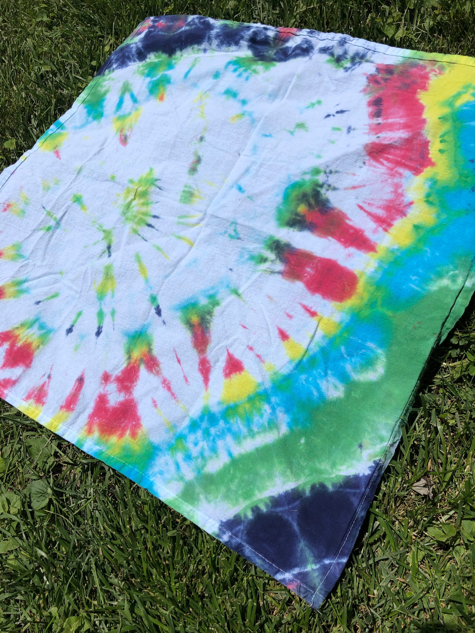 Tie dye kitchen or bath towels 4 Set Etsy
