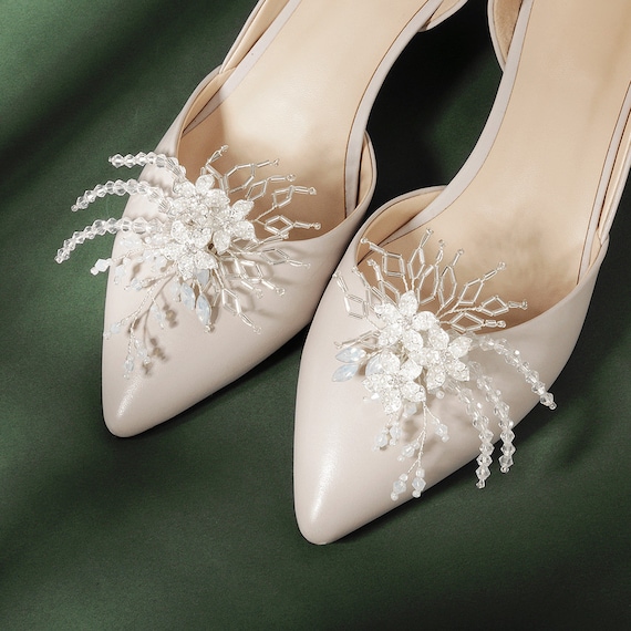 Shoe Clip, Bridal Shoe Clip, Wedding Shoe Clip, Pearl Shoe Clip, Rhinestone Shoe  Clip, Sparkling Shoe Clip 