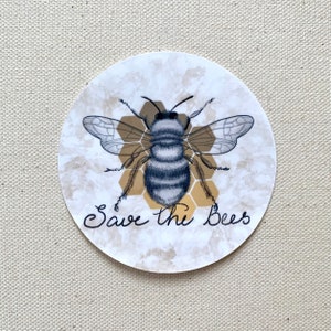 Guardar la pegatina de vinilo de panal de abejas