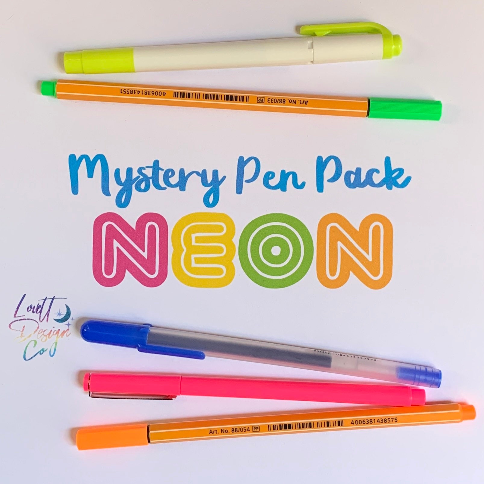 Marvy Le Pen Set of 10- Neon Mix (4300-10F)