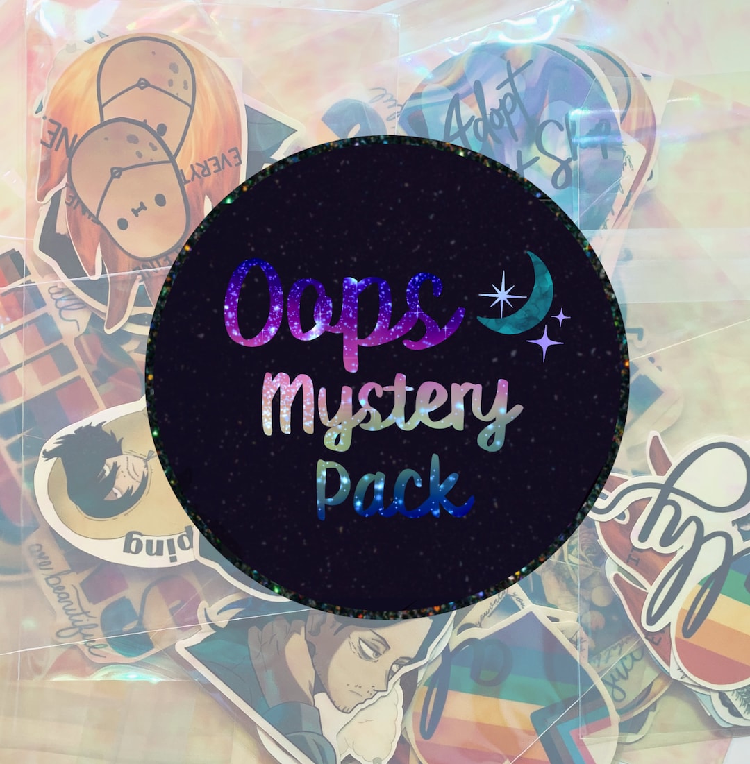 Woops Sticker Pack Oops Mystery Pack Sticker Bundle (grade B Stickers) - Etsy