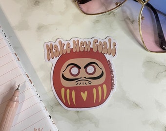 Daruma Goal Sticker