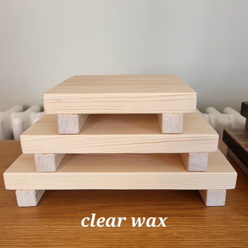 Wooden Table Riser, Wooden Countertop Tray, Wooden Trestle Table ...