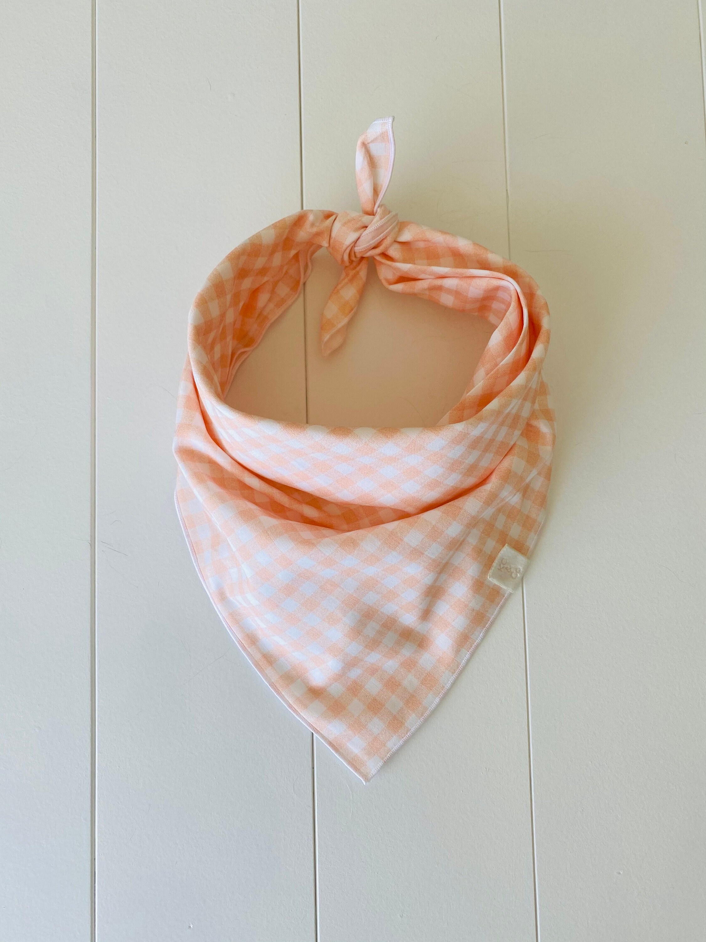 Unsere Just Peachy Bandana / Pfirsich Gingham / Hund Bandana / Etsy
