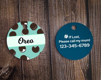 oreo dog tag
